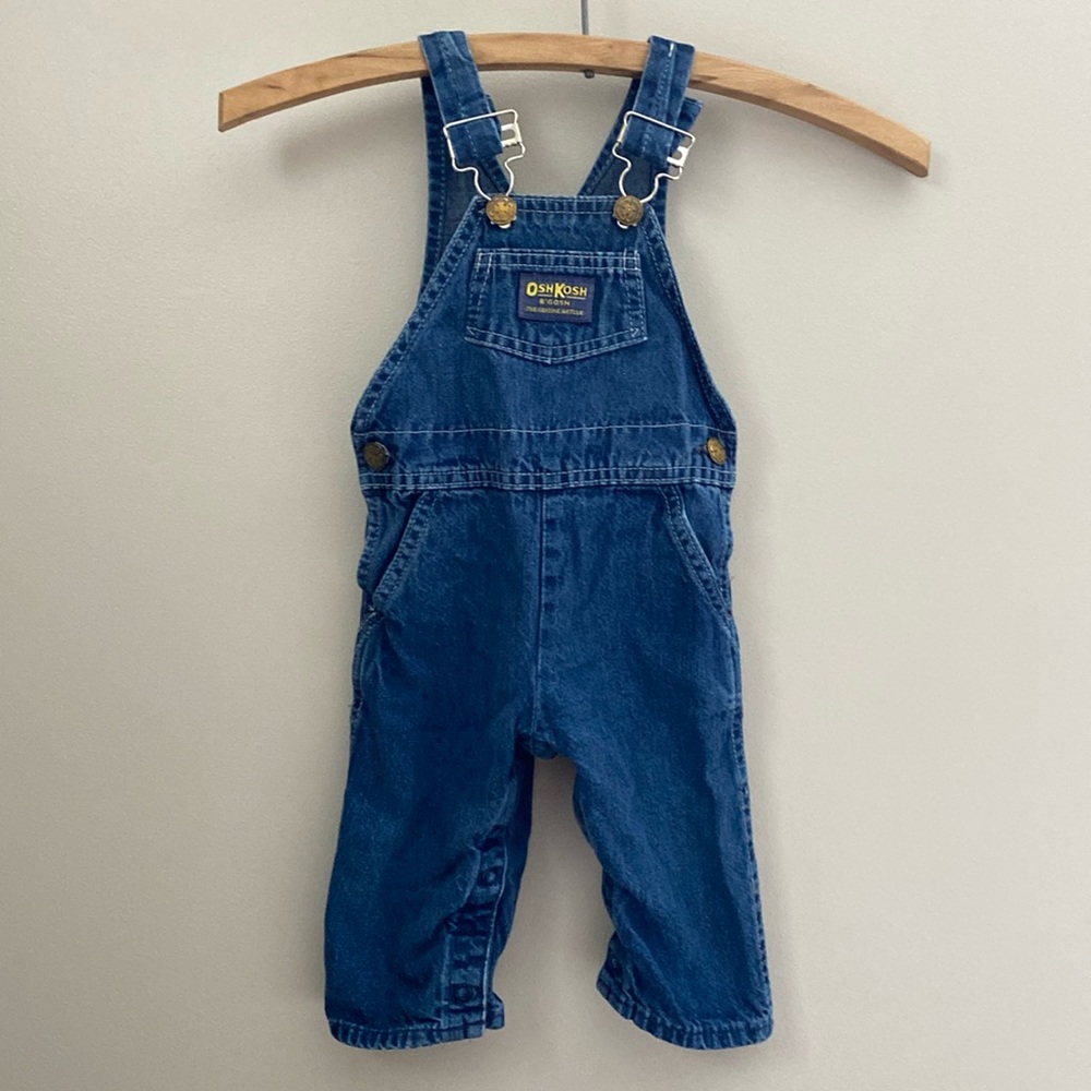 Vintage Oshkosh B’Gosh infant denim overalls